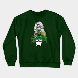 Space Girl Crewneck Sweatshirt